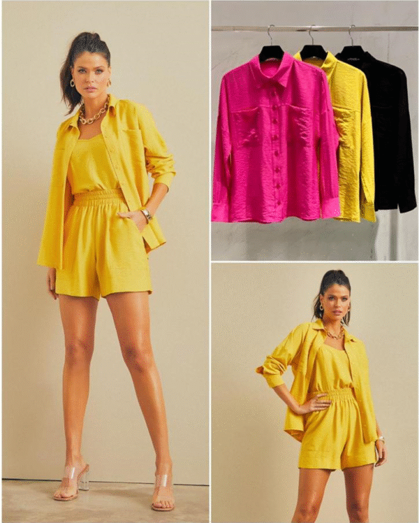 FUCHSIA TAILORING BERMUDA SHORTS - Image 5
